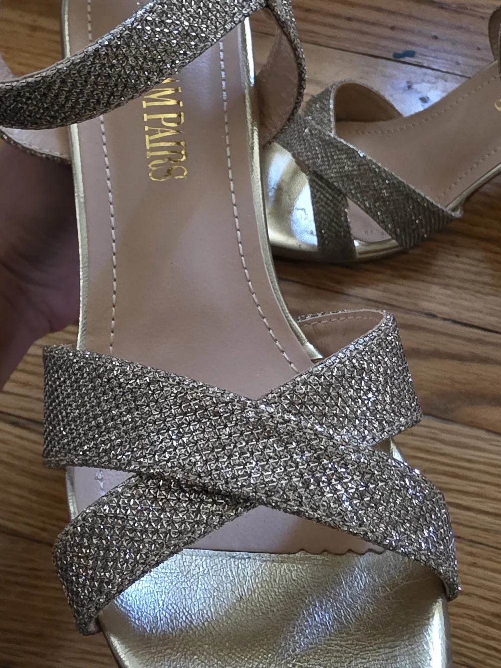 DREAM PAIRS Chunky Heel Ankle Strap Sandals Size 7